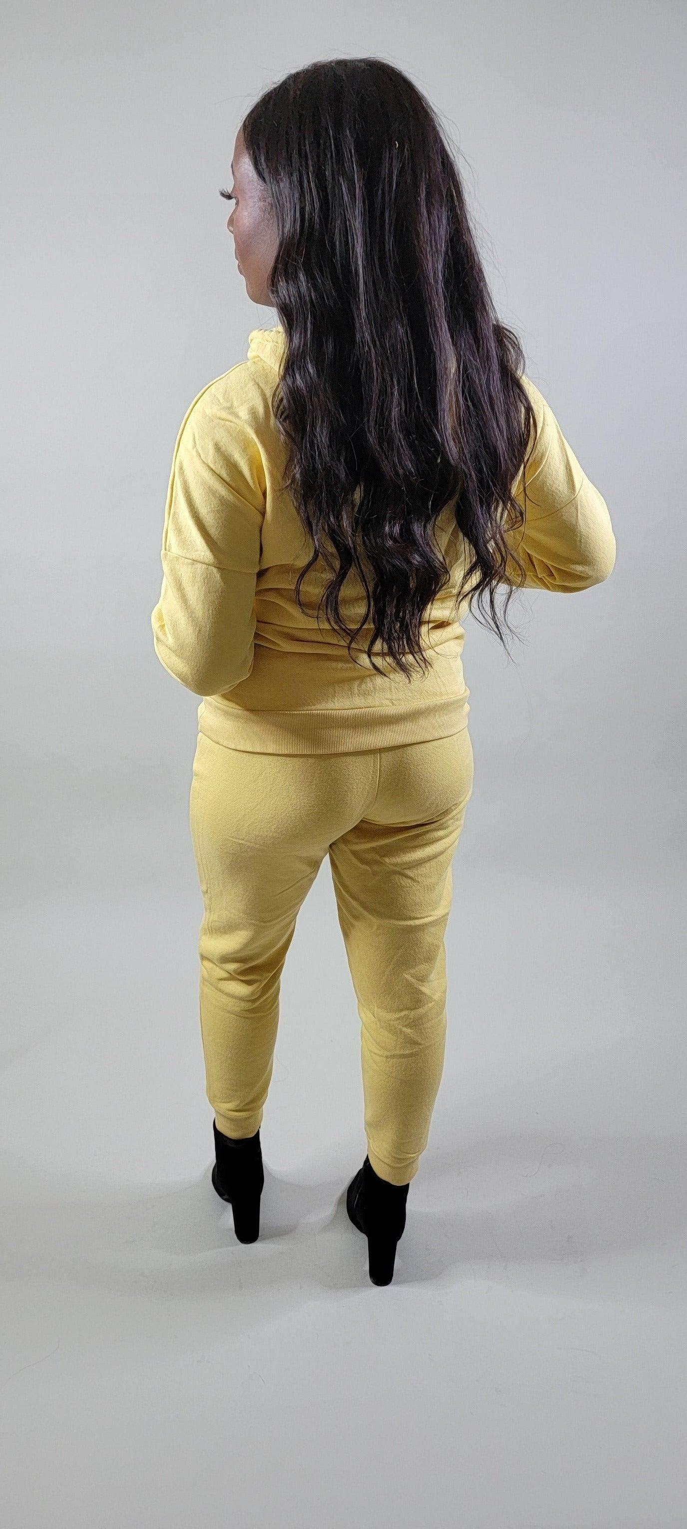 Chic Soft Sweat Jacket and Pant Set - girlsdomot