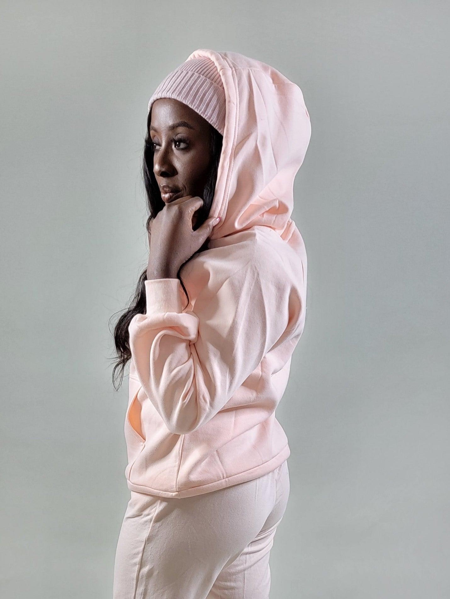 Exclusive Side Tie Hoodie Sweatshirt - girlsdomot