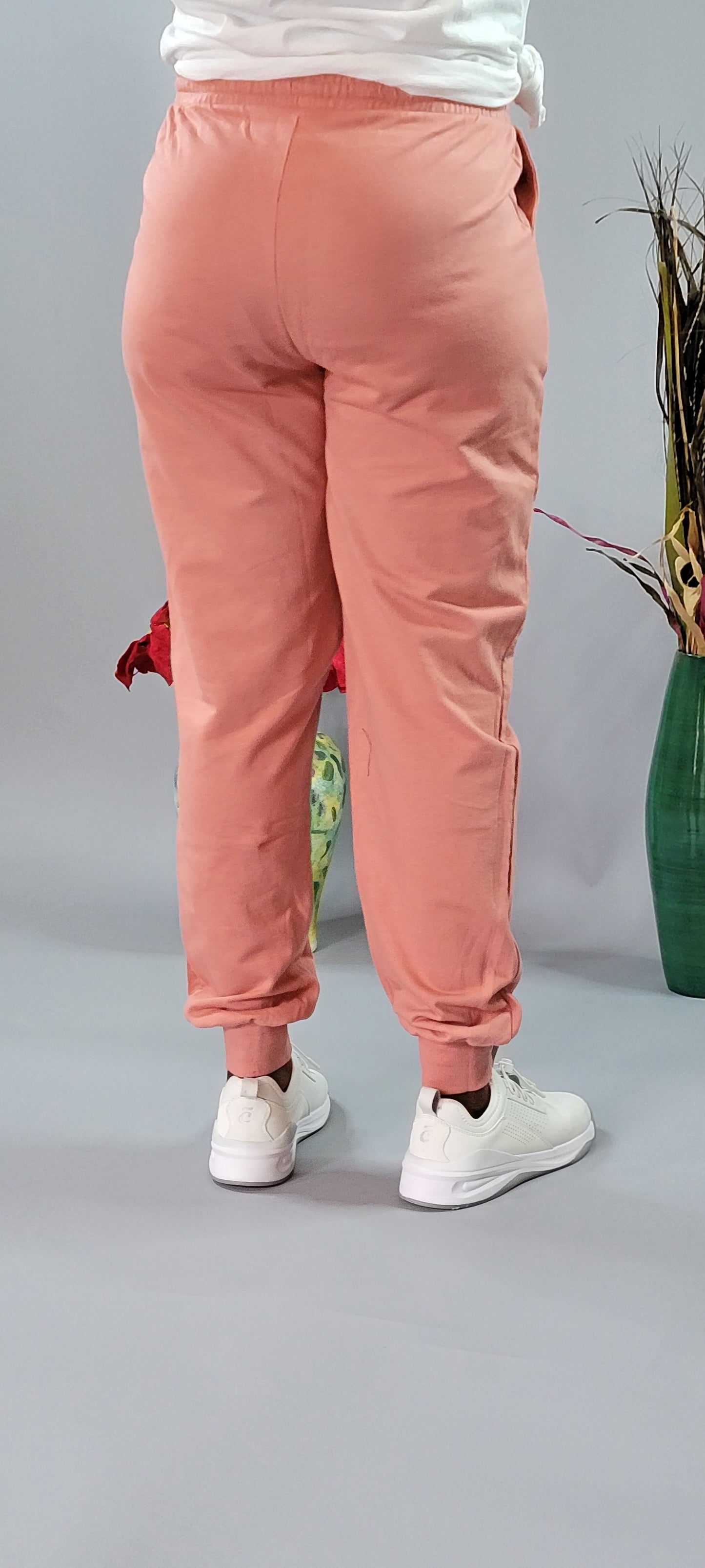 French Terry Drawstring Joggers With Pockets