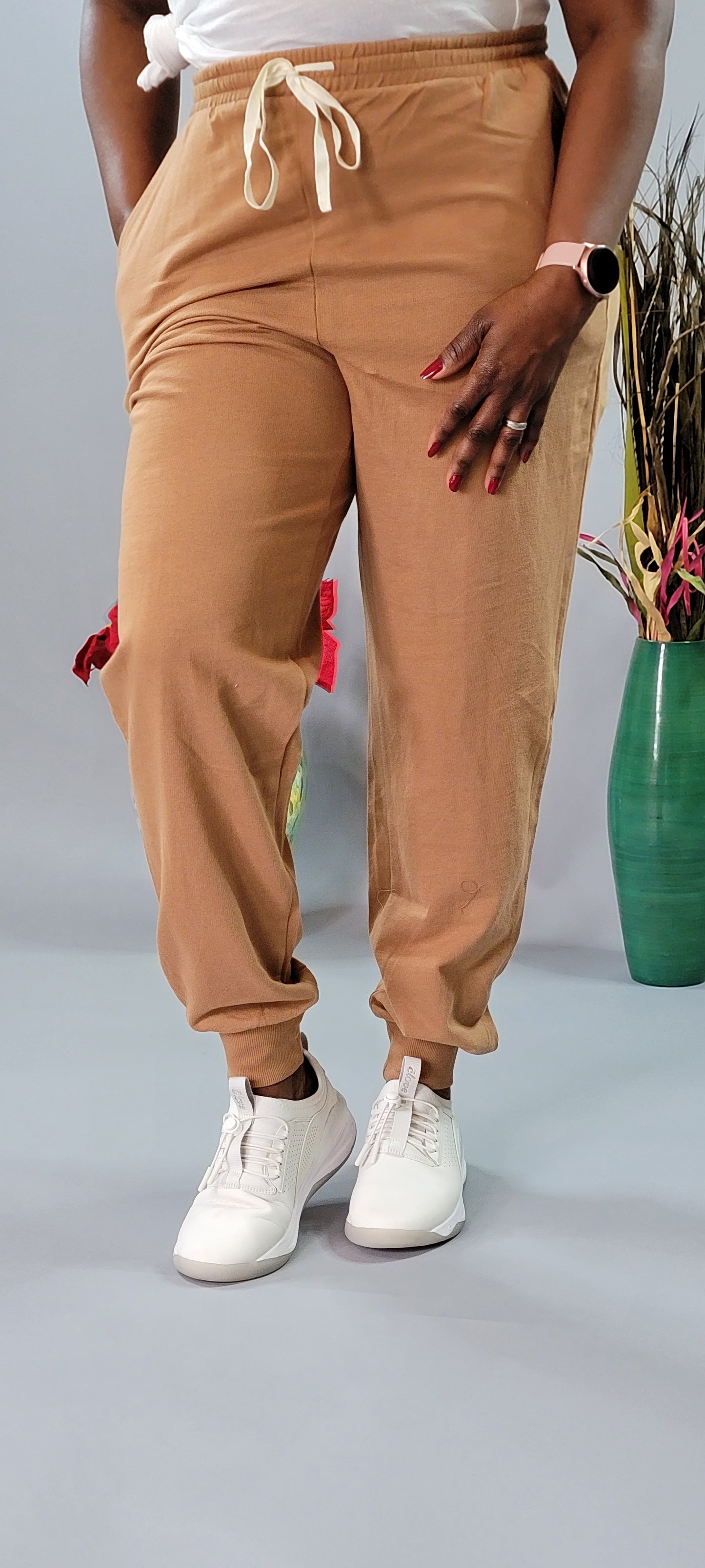 French Terry Drawstring Joggers With Pockets