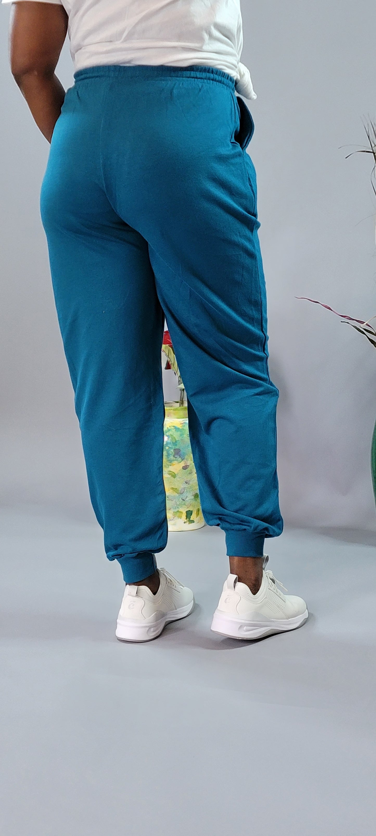 French Terry Drawstring Joggers With Pockets