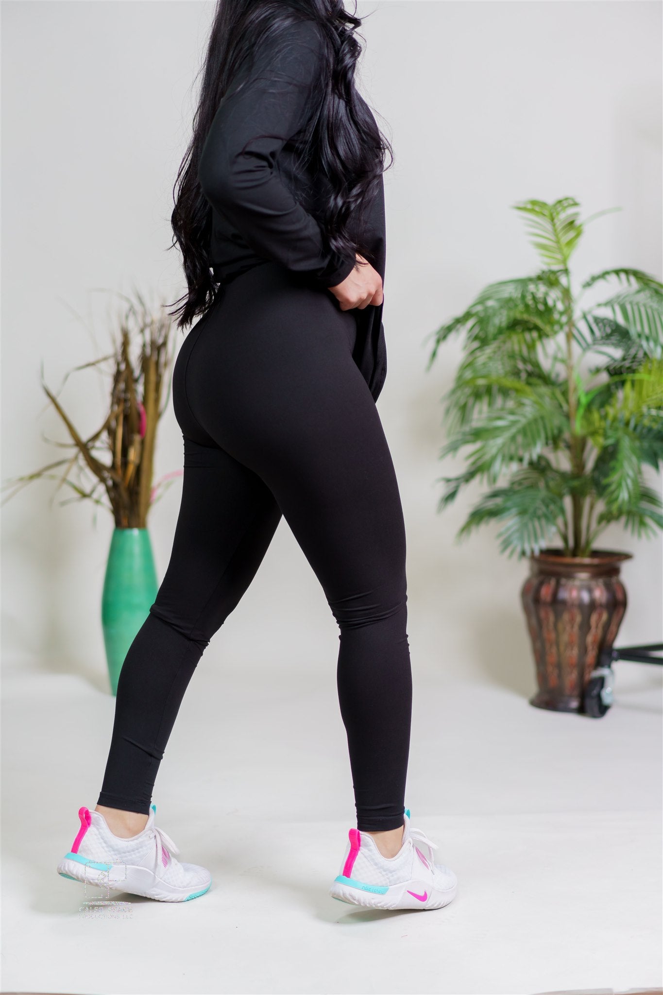 Modern Microfiber Top and Leggings Set