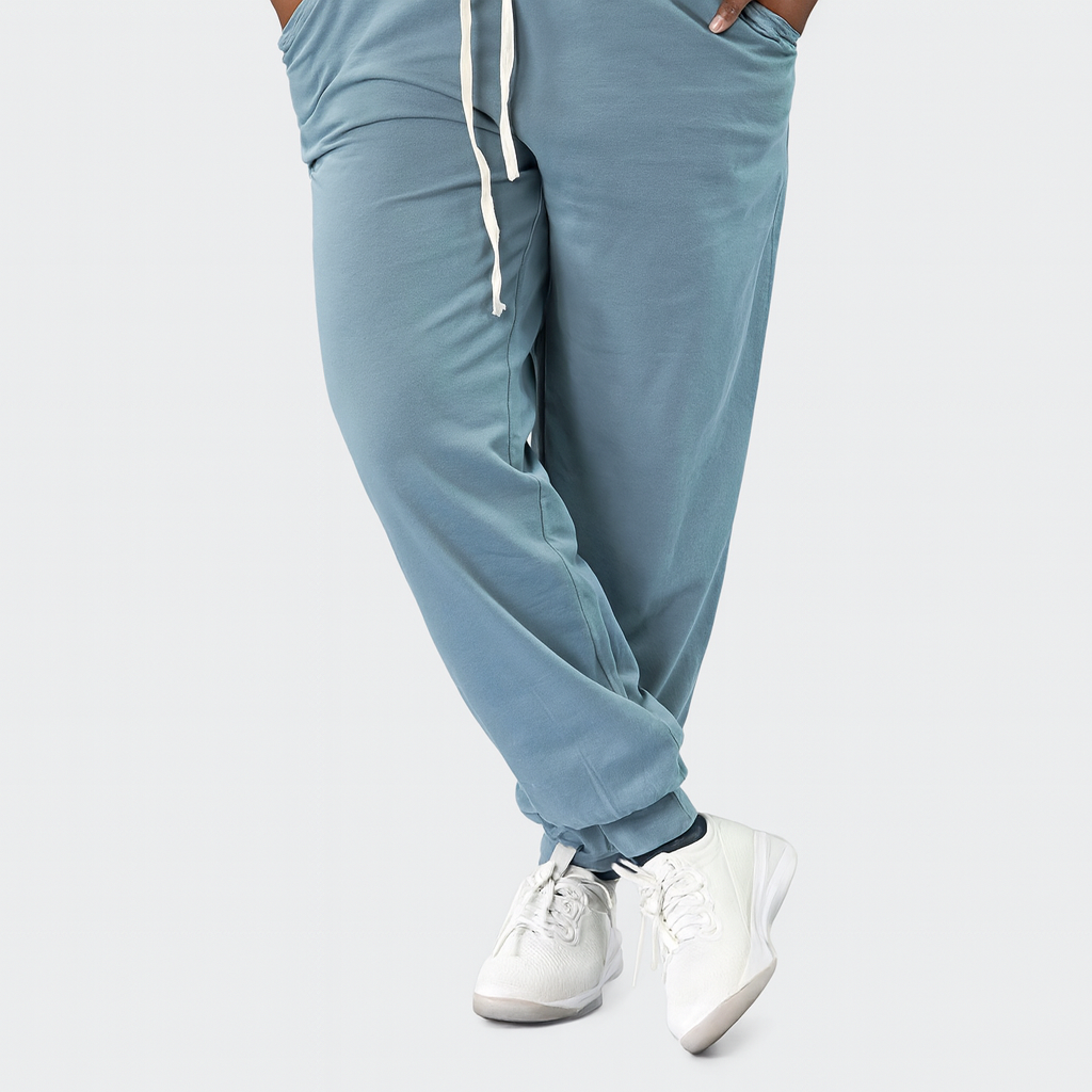 100% Cotton Drawstring Joggers With Pockets