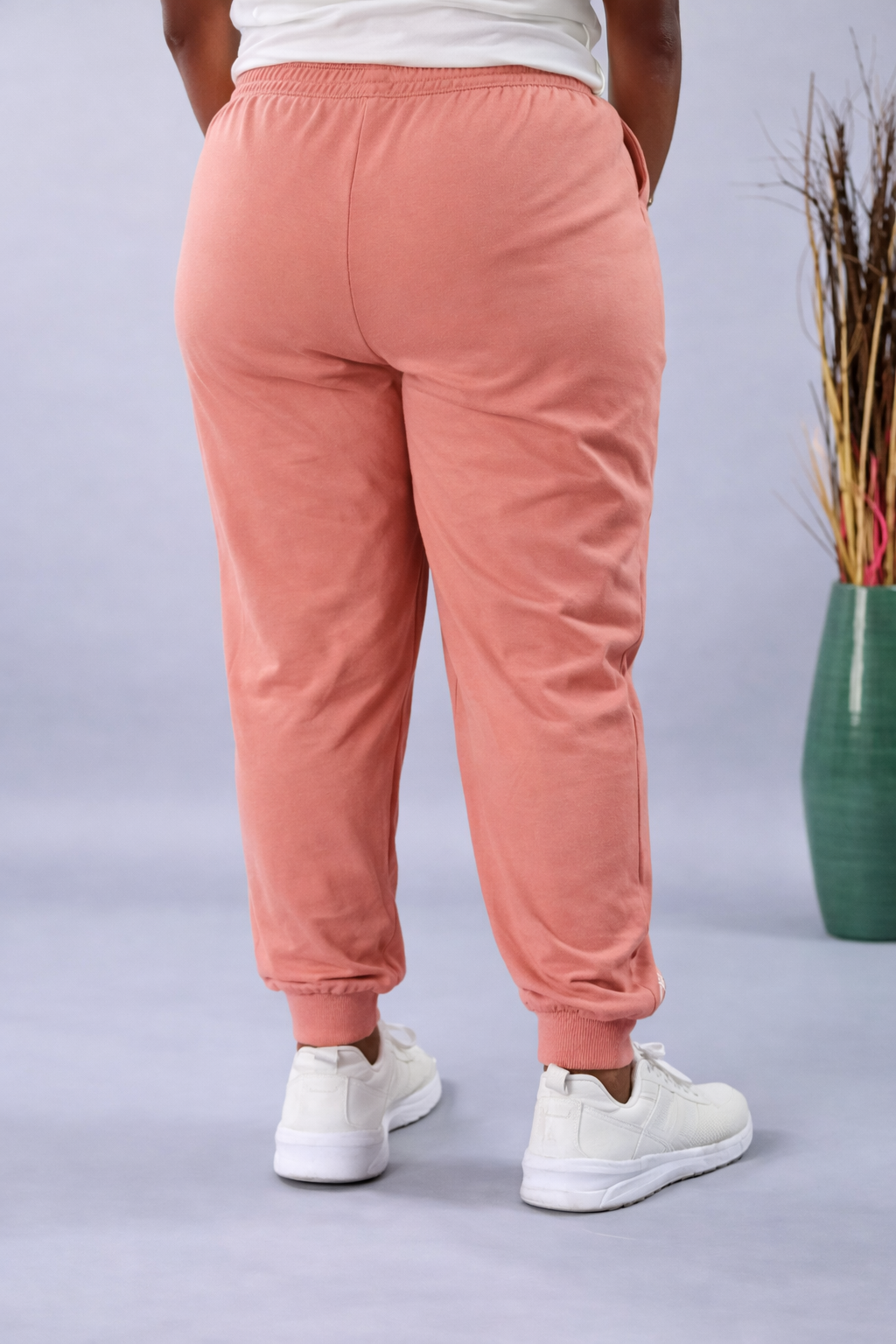 100% Cotton Drawstring Joggers With Pockets