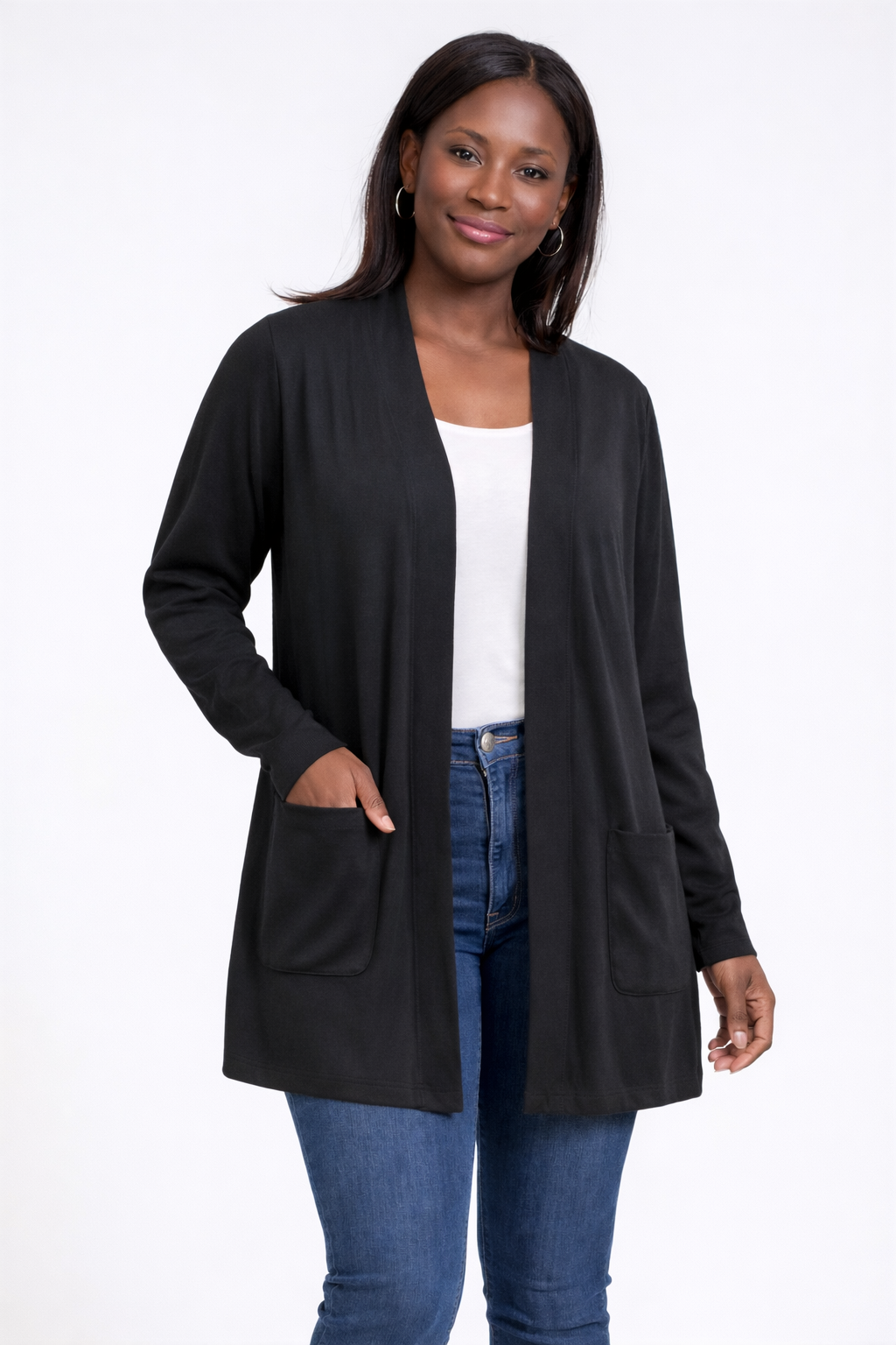 SLOUCHY OPEN CARDIGAN