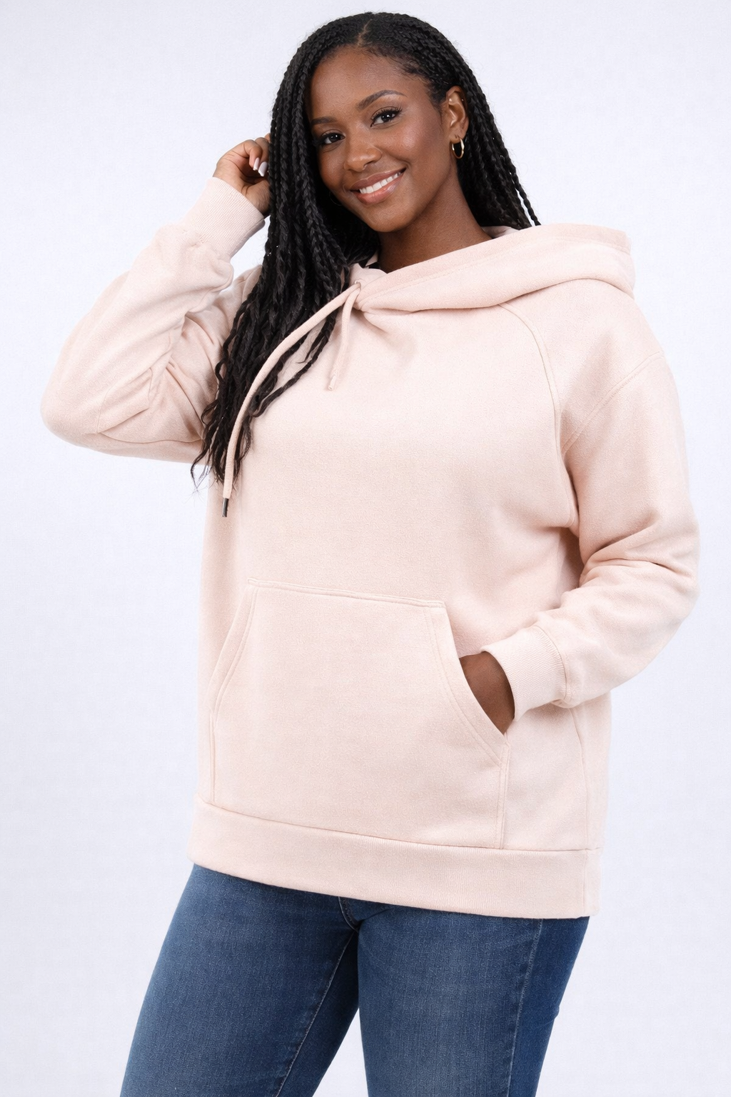 Exclusive Side Tie Hoodie Sweatshirt