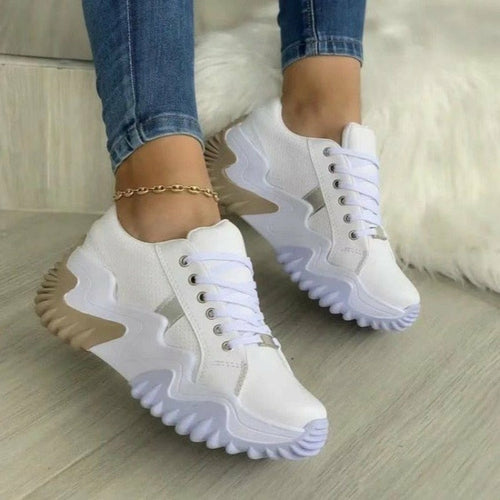 Women's Sneakers Thick Bottom Canvas Shoes