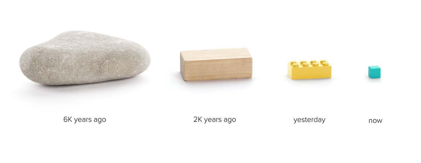 PIXIO Black & White Animals - 195 Magnetic Blocks in 4 Colors + Free