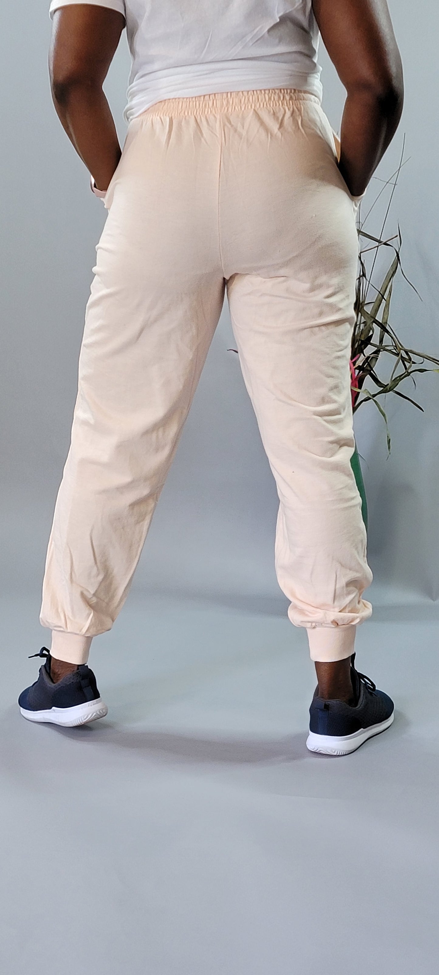 French Terry Drawstring Joggers With Pockets