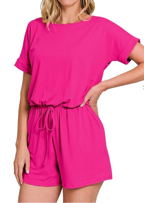 Buttery Soft Romper With Pockets